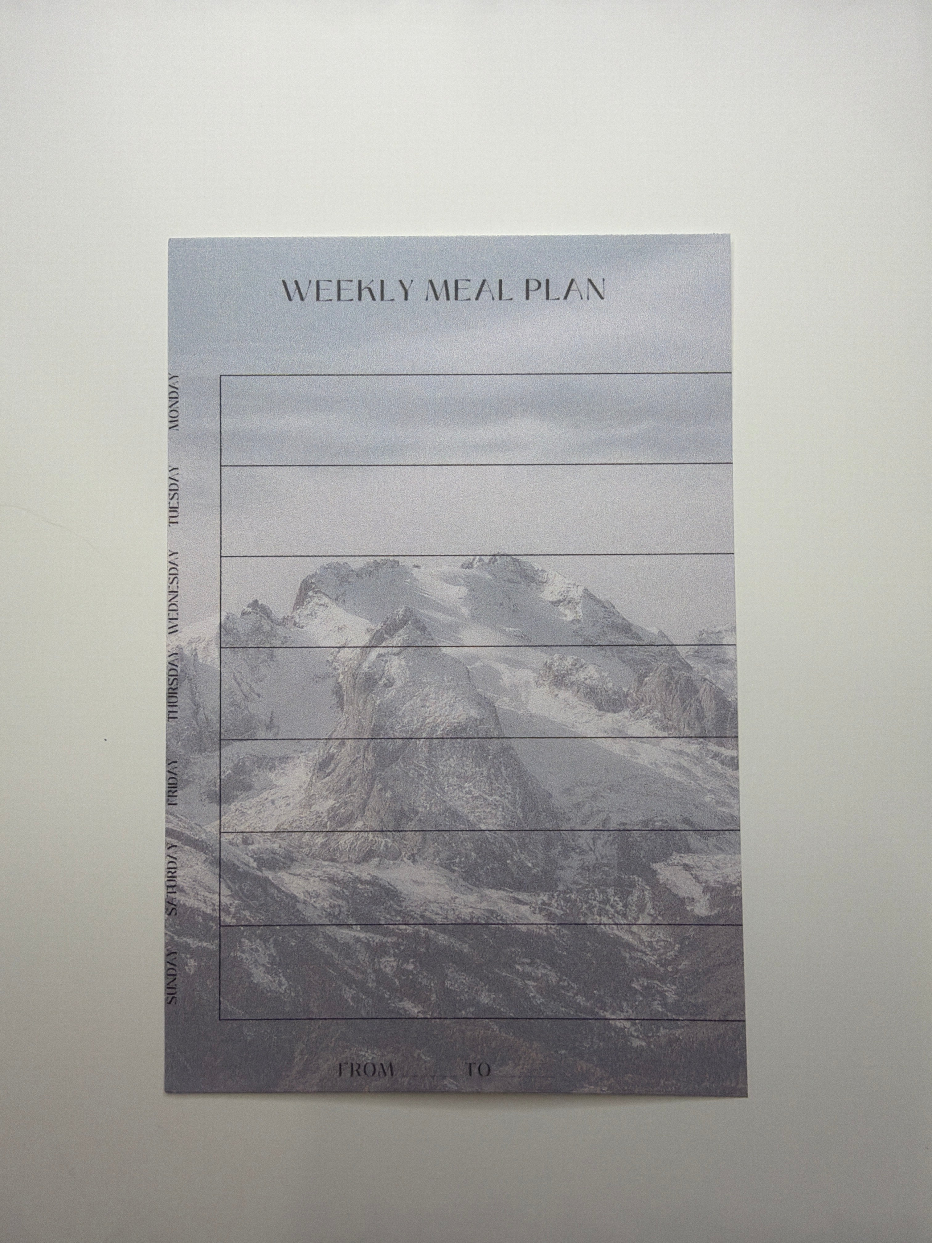 Weekly Meal Planners