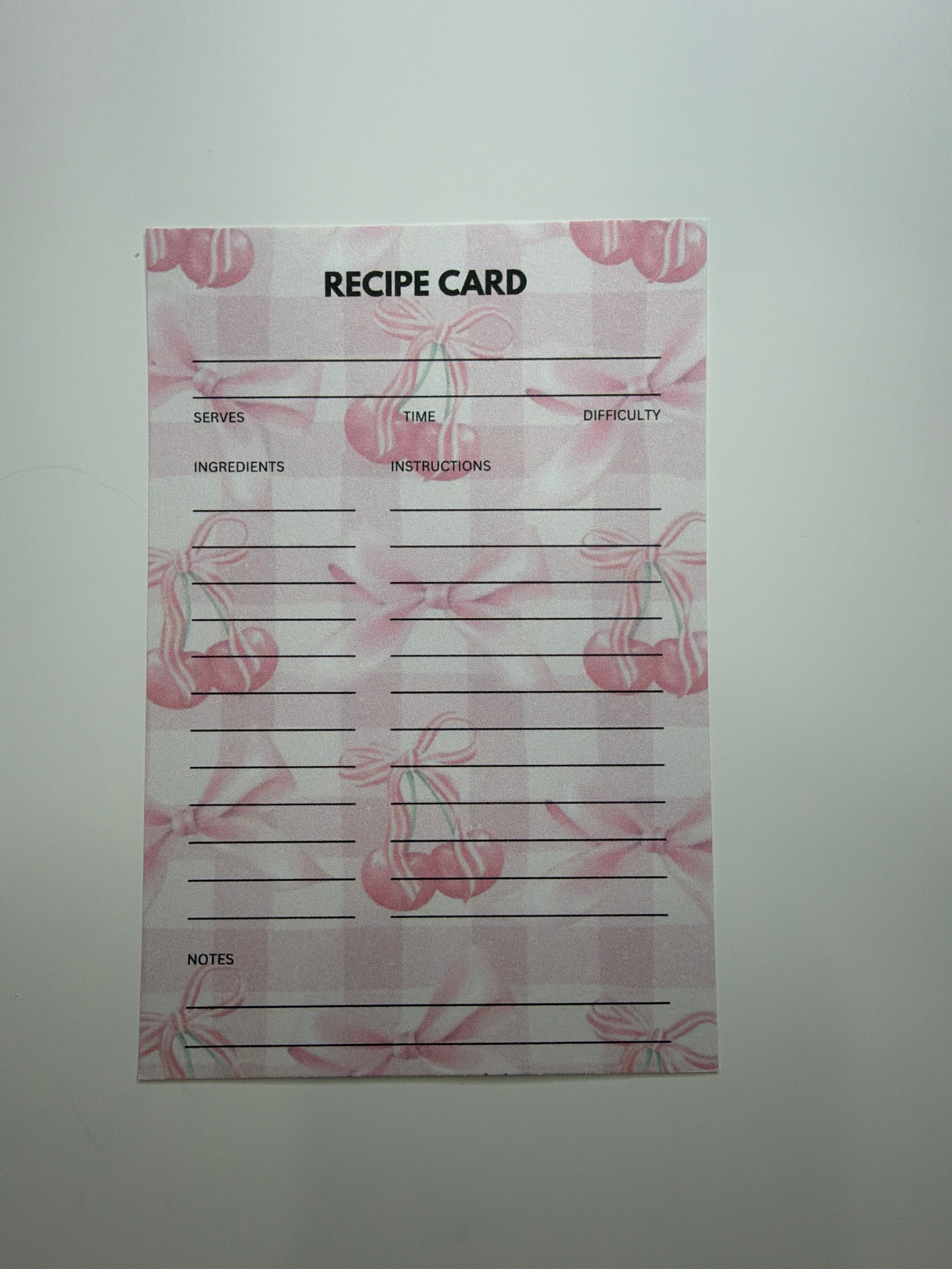 Recipe Cards