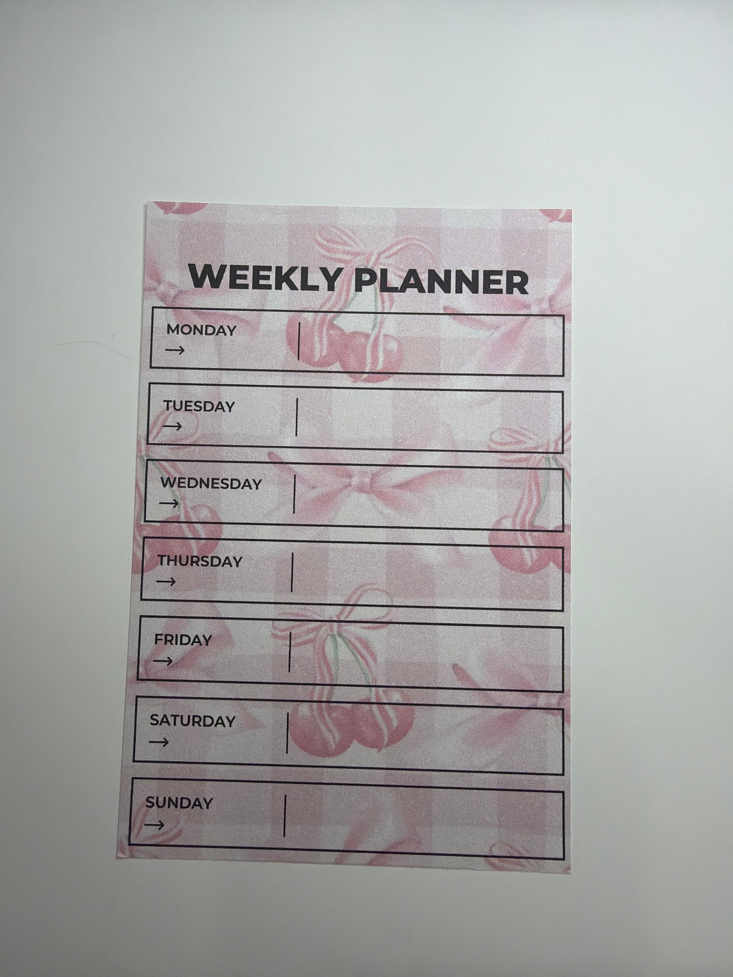 Weekly Planner