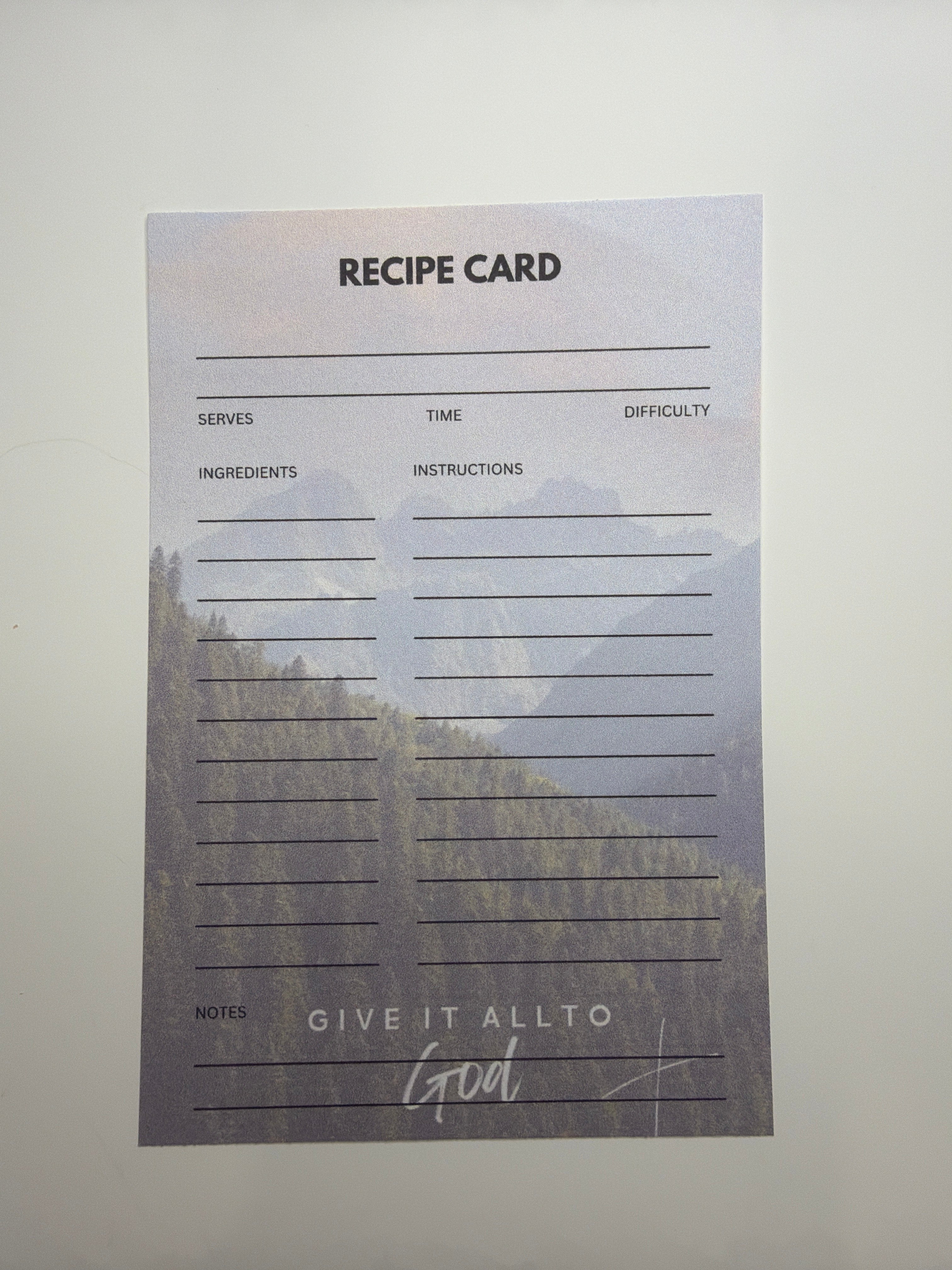 Recipe Cards