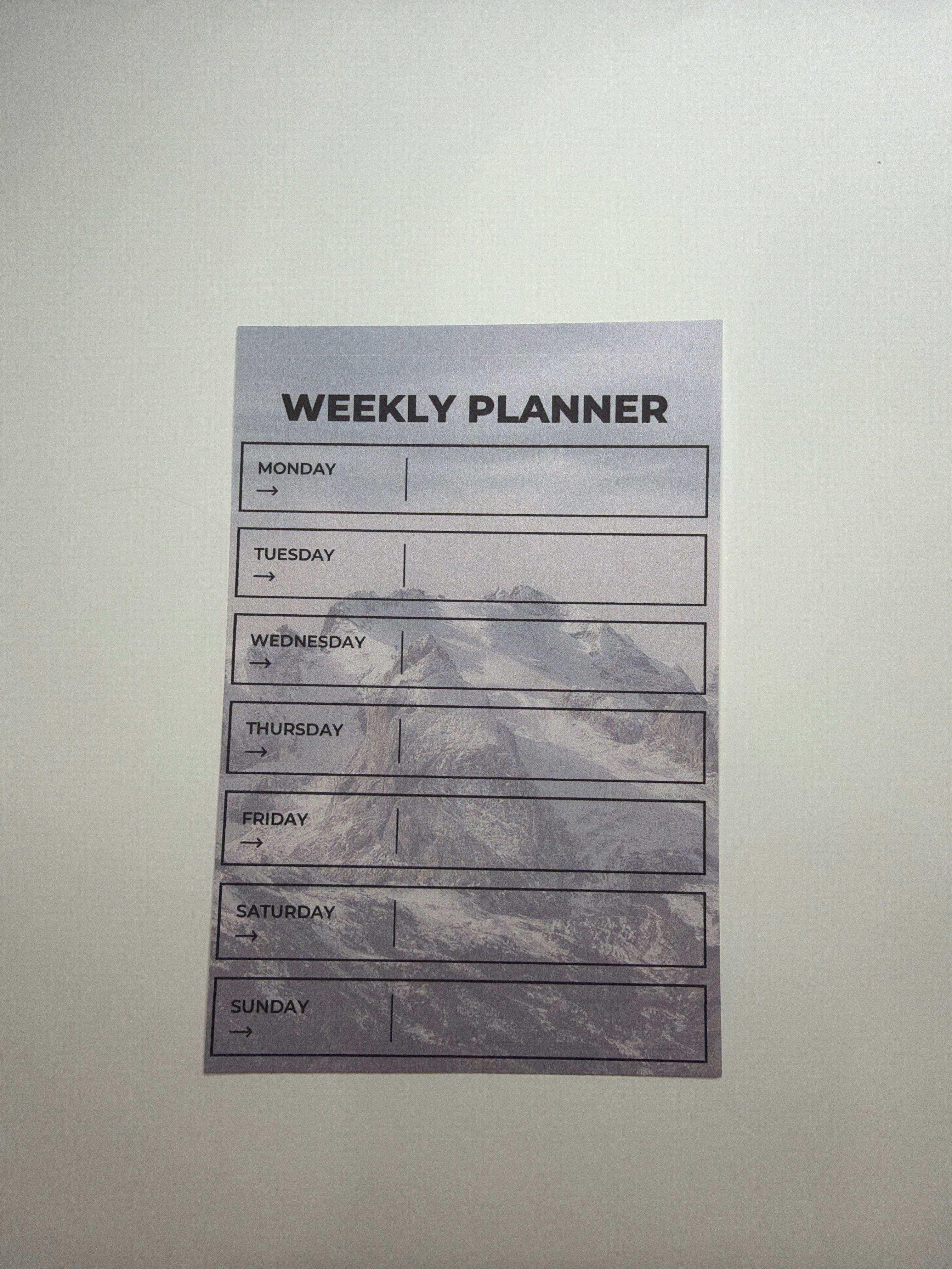 Weekly Planner