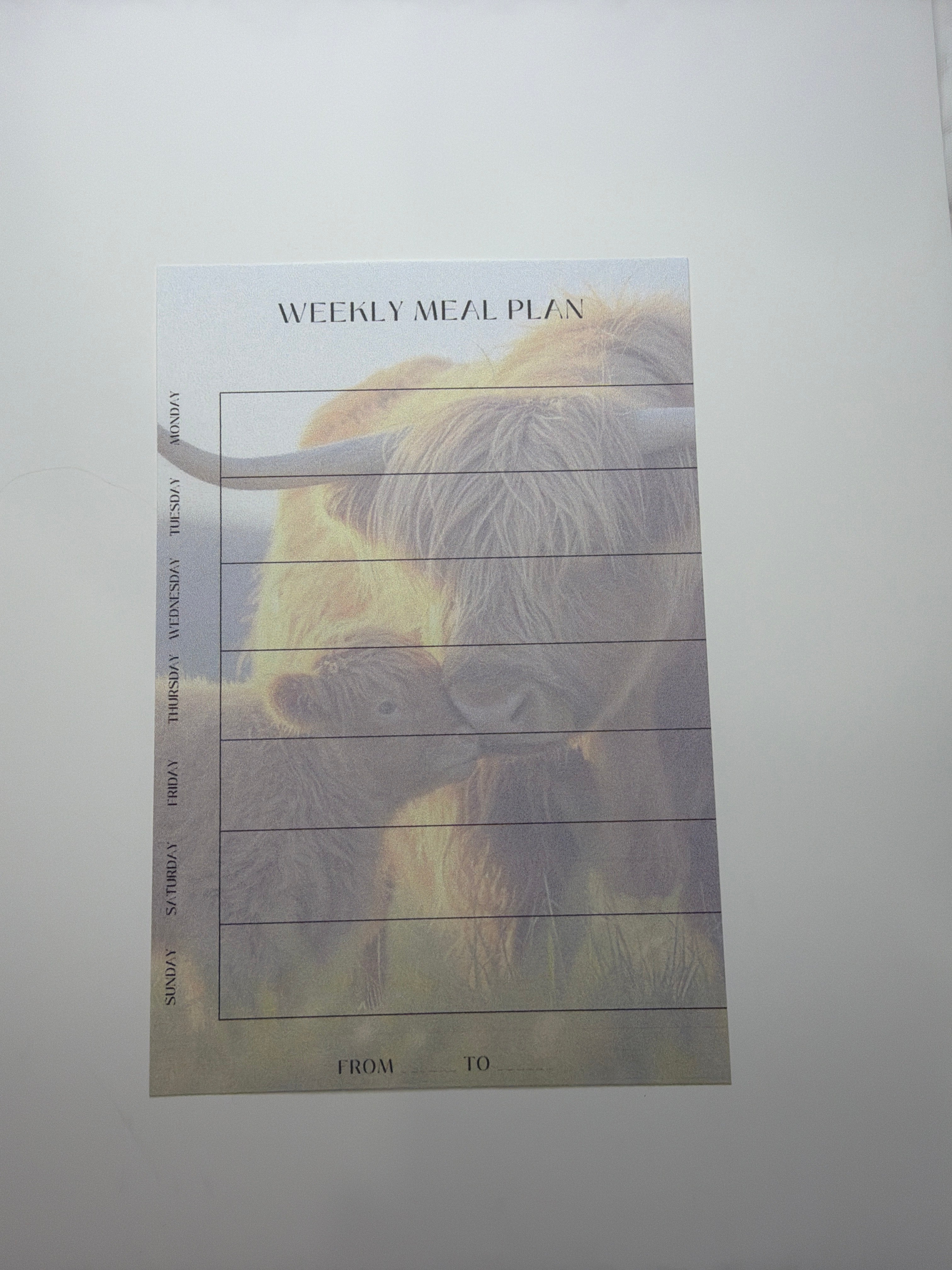 Weekly Meal Planners