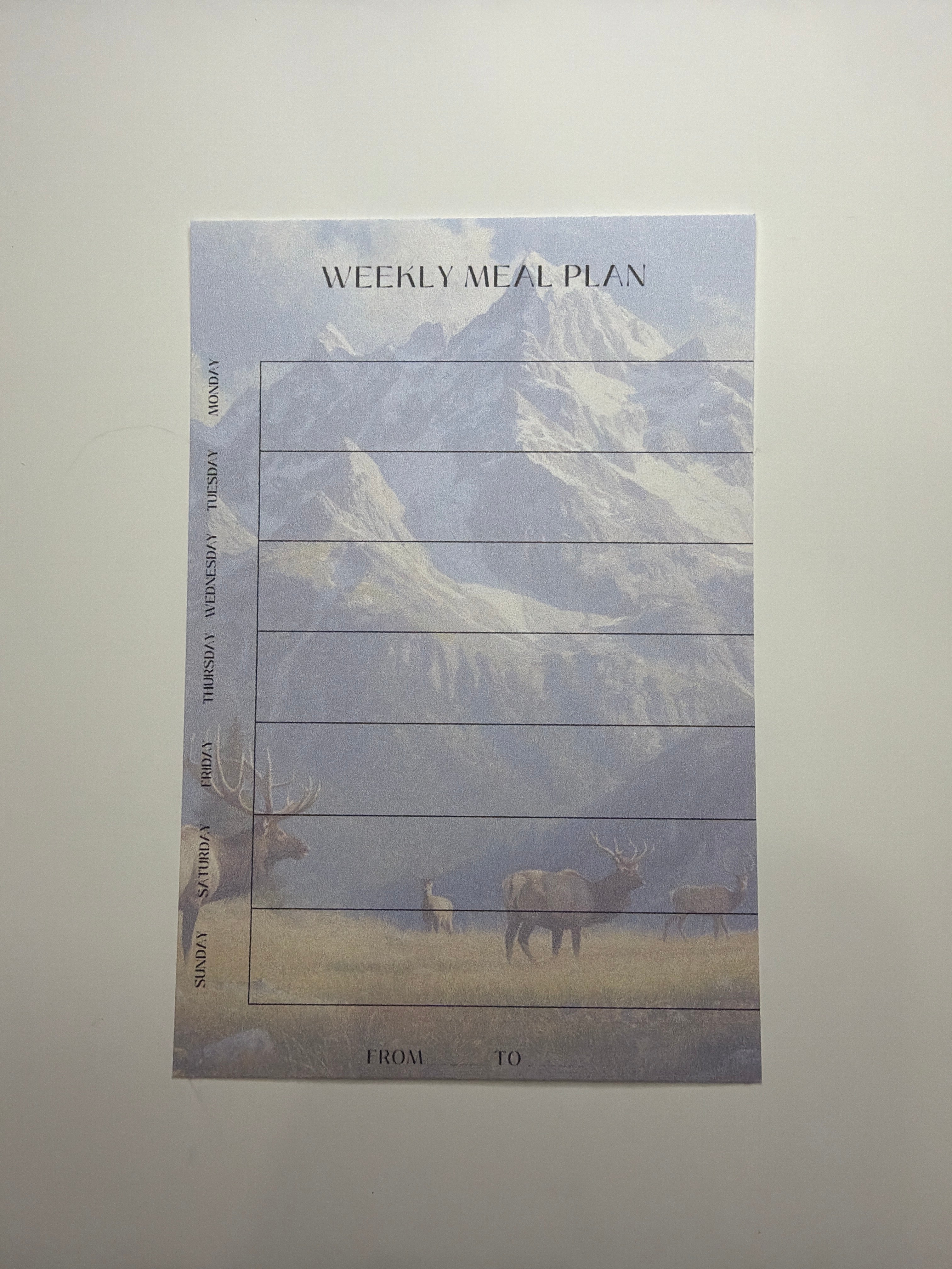 Weekly Meal Planners