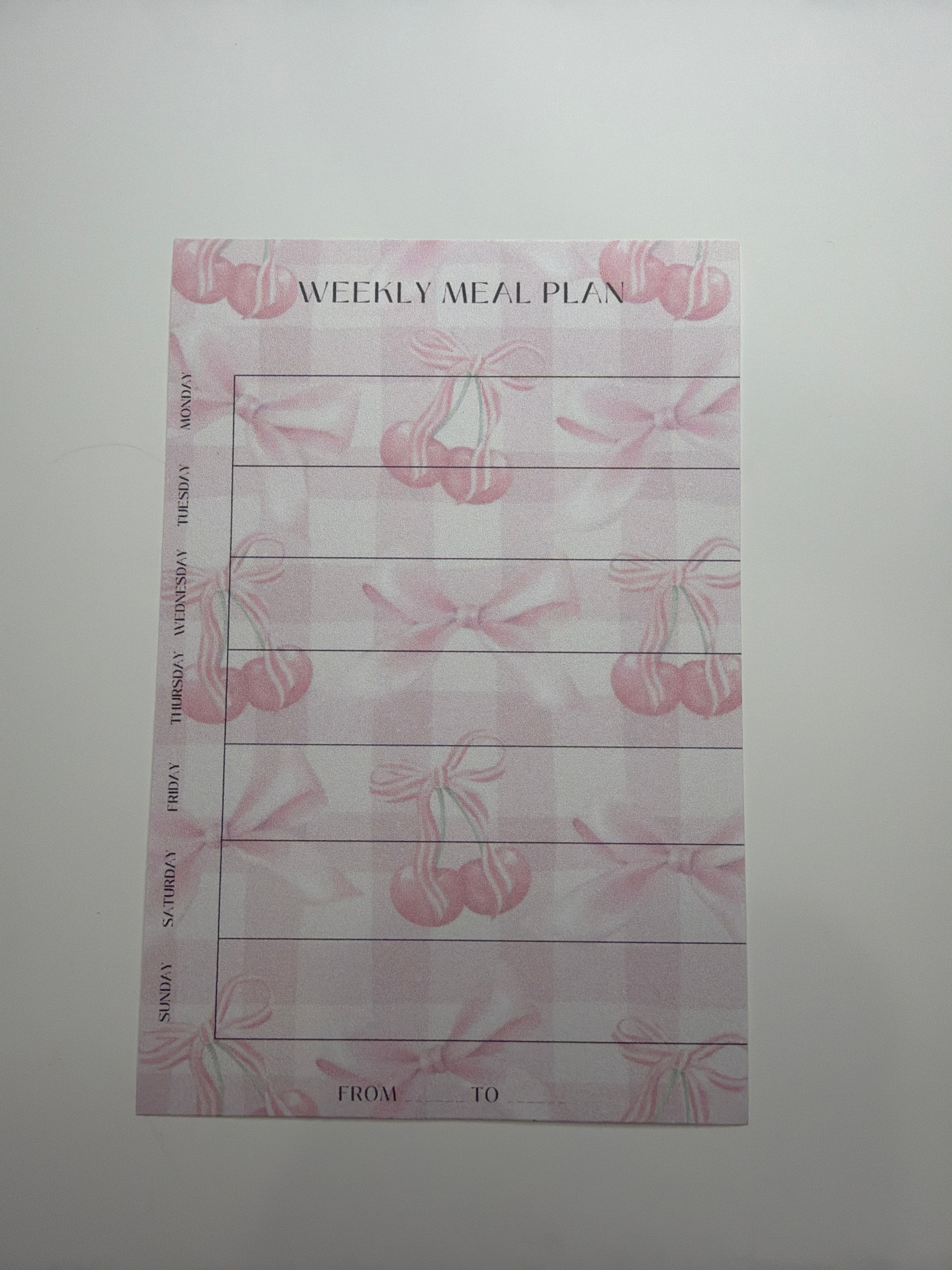 Weekly Meal Planners